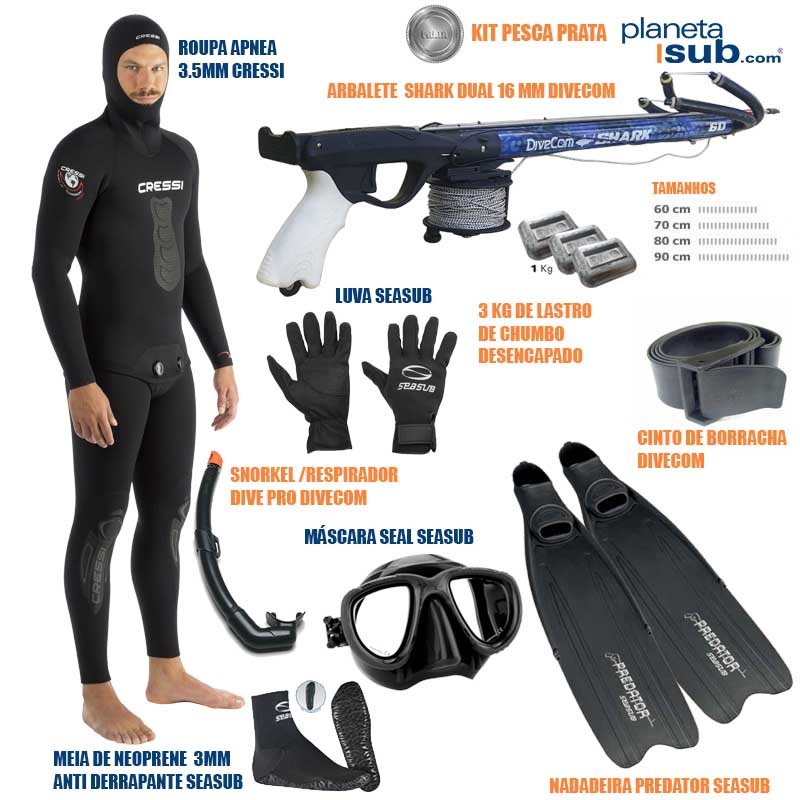 kit pesca submarina